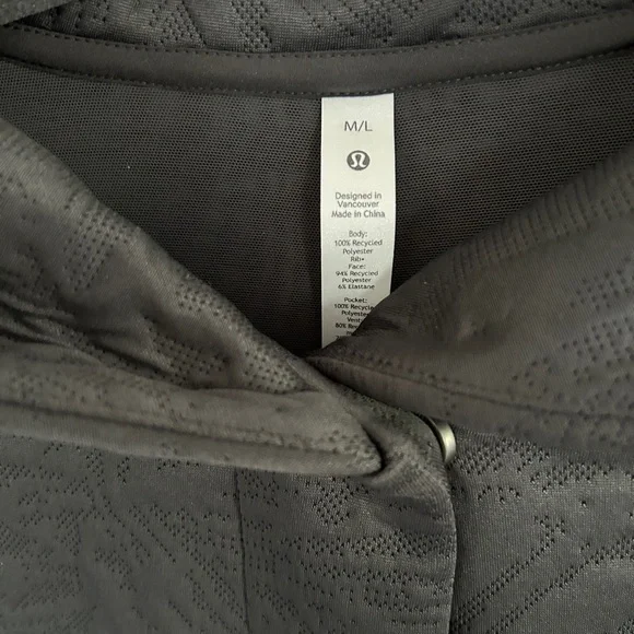 Lululemon Athletica packable jacquard knit wrap Hooded Coat - Picture 6 of 9